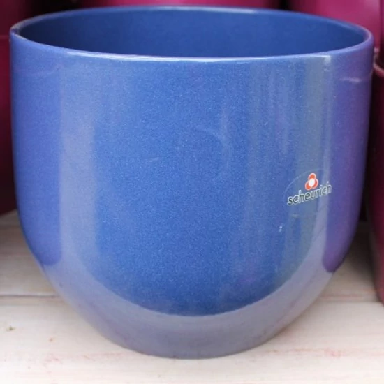 Kerámia kaspó SZÍNES 820/19 PURE BLUE    