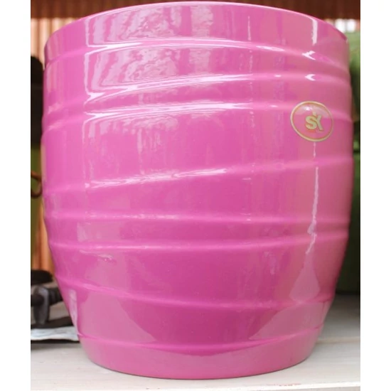 Kerámia kaspó BARLETTA PINK 27CM     