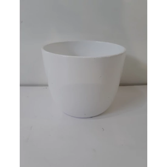 Kerámia kaspó SEVILLA FEHÉR 12CM     