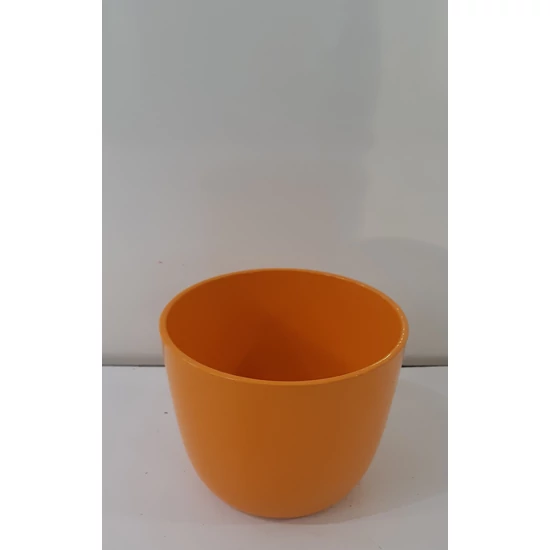 Kerámia kaspó SEVILLA NARANCSSÁRGA 12CM     