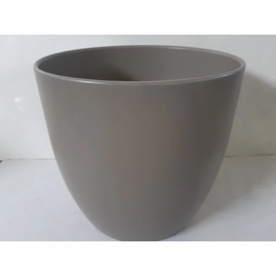 Kerámia kaspó BASEL VILÁGOSSZÜRKE MATT 40CM    