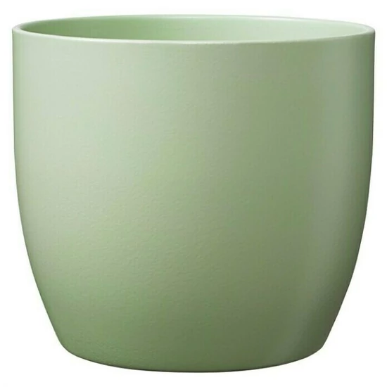 Kerámia kaspó BASEL VILÁGOSZÖLD MATT 27CM    