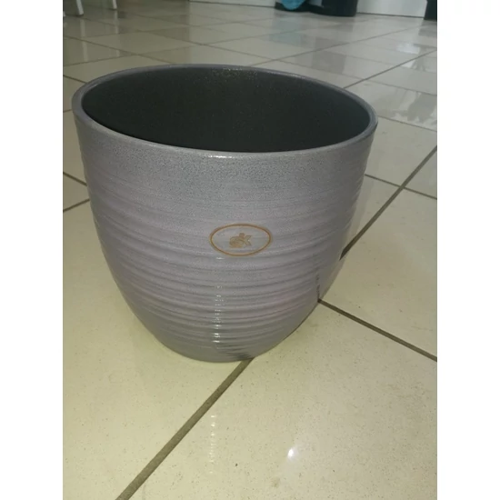 Kerámia kaspó BERGAMO LILA 19CM     