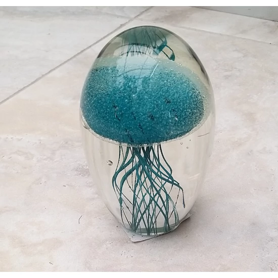 Papírnehezék ÜVEG PAPÍRNEHEZÉK MEDÚZA 12×8CM 103103