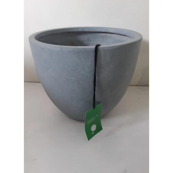 Kültéri kaspó NDT LIVERPOOL VILÁGOS SZÜRKE 30/25 CM  