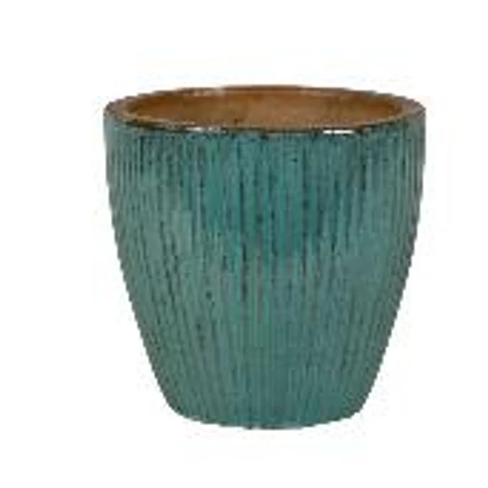 Kültéri kaspó NDT BREMEN JÉGZÖLD KERÁMIA 51/47 CM 