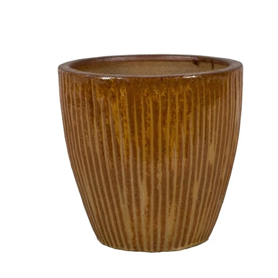 Kaspó NDT BREMEN MUSTÁR SÁRGA KERÁMIA KASPÓ 51/47 CM