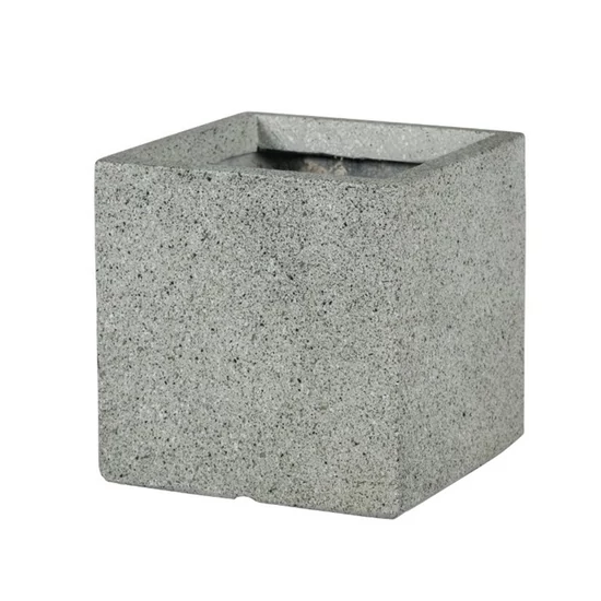 Kerámia kaspó NDT CLEVELAND SZÜRKE KOCKA 44CM   