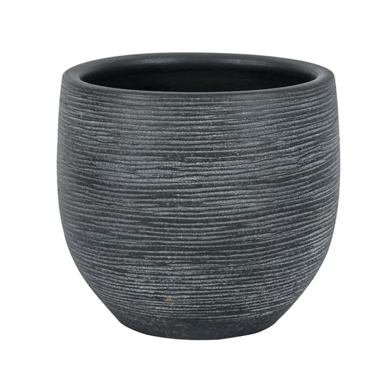 Kerámia kaspó NDT LE HAVRE SZÜRKE 16/14CM   