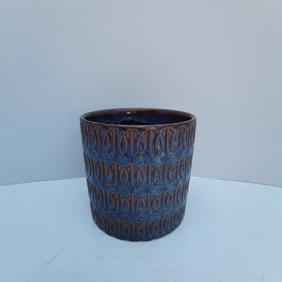 Kaspó PTMD LUXOR BLUE KERÁMIA KASPÓ L  