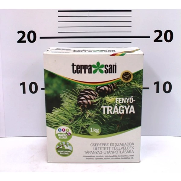 Tápanyag fenyőknek TERRASAN SZILÁRDTÁP FENYŐ & ÖRÖKZÖLD 1 KG  
