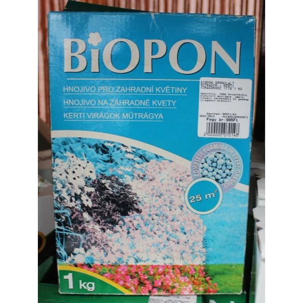 Biopon granulált műtrágya KERTI VIRÁGOKHOZ 1 KG     