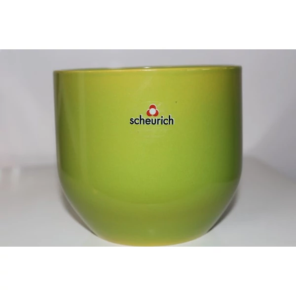 Kerámia kaspó KERÁMIA SZÍNES 820/16 PURE GREEN   