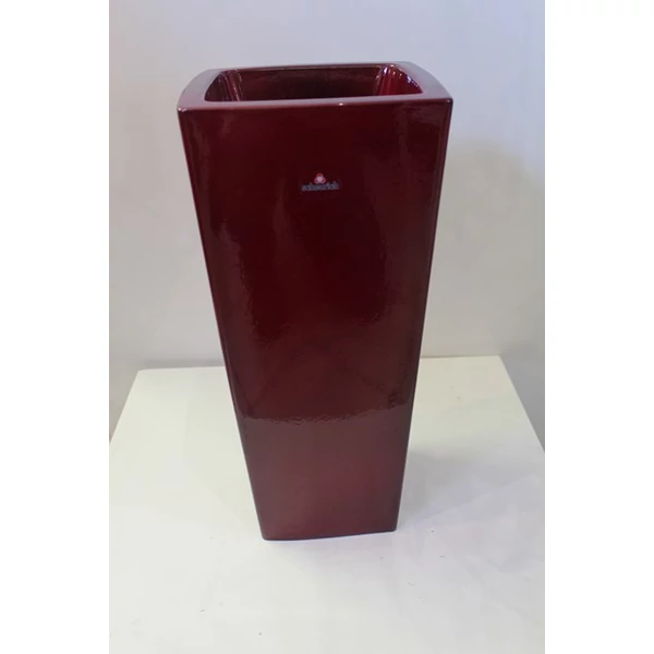 Kerámia kaspó SZÍNES 715/45 FLOWERTOWER DARK RED   