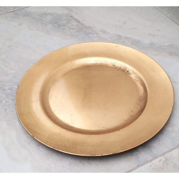 Bronz színű tál MINTÁS 33CM      