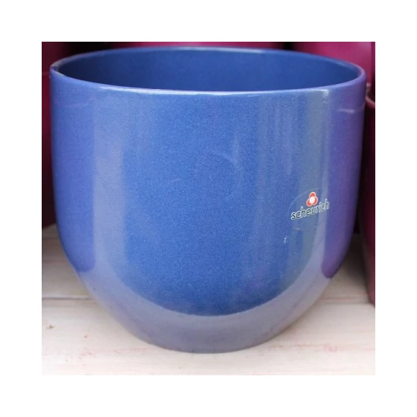 Kerámia kaspó SZÍNES 820/19 PURE BLUE    