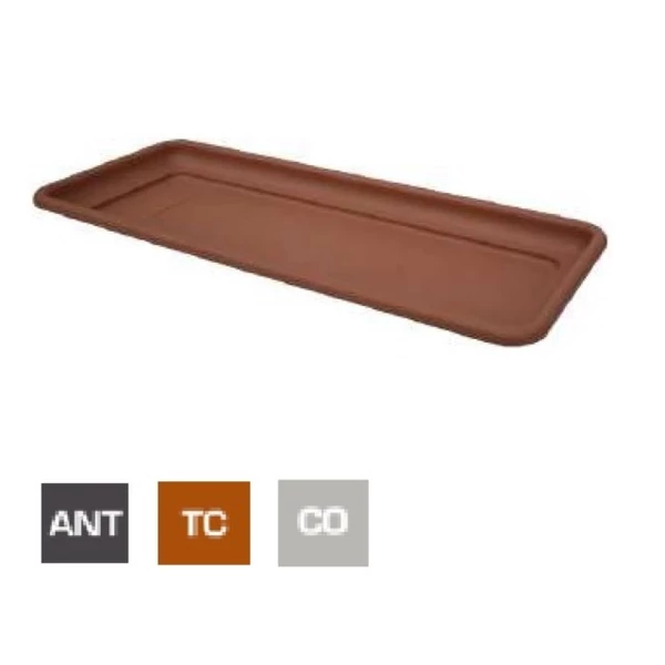 Műanyag balkonláda alátét 75×32×5,1CM ANTRACIT   