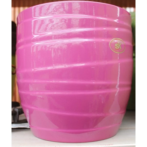 Kerámia kaspó BARLETTA PINK 27CM     