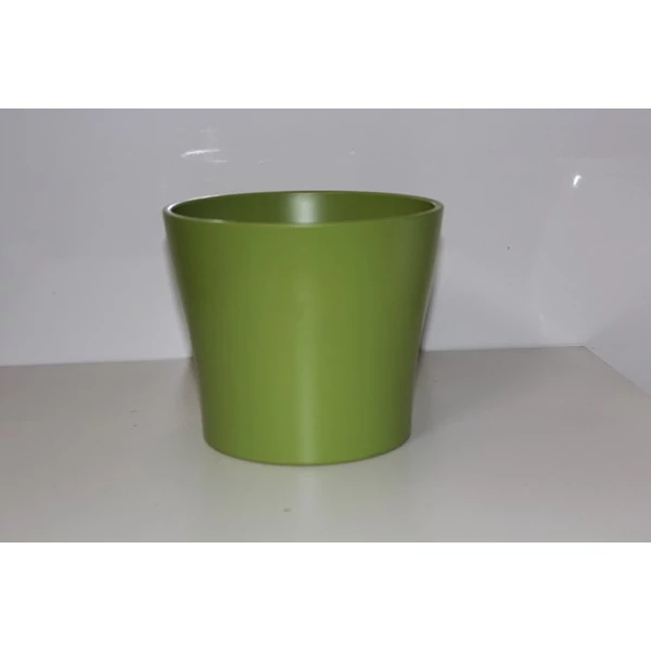 Kerámia kaspó SZÍNES 808/17 GRANNY GREEN    