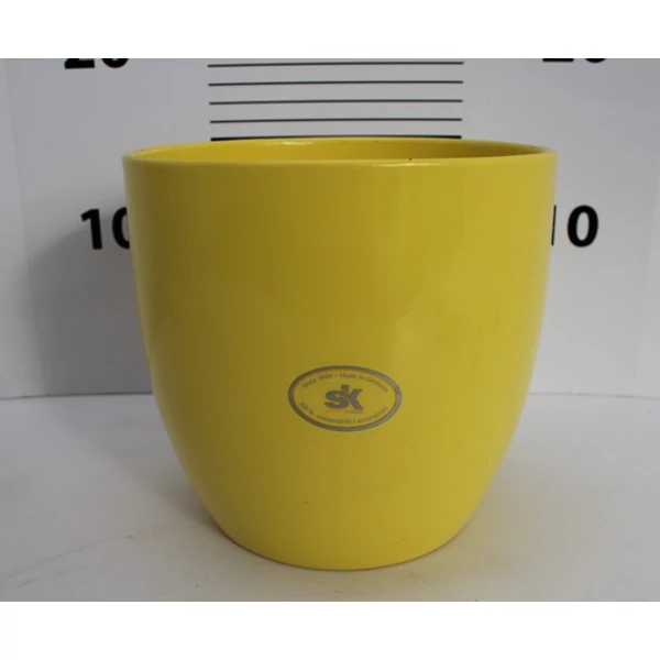 Kerámia kaspó BASEL CITROM 12CM     