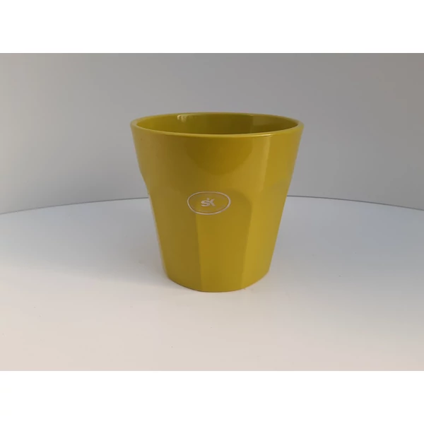 Kerámia Kaspó KERÁMIA PICARDIE FÉNYES LIME ZÖLD 16CM  