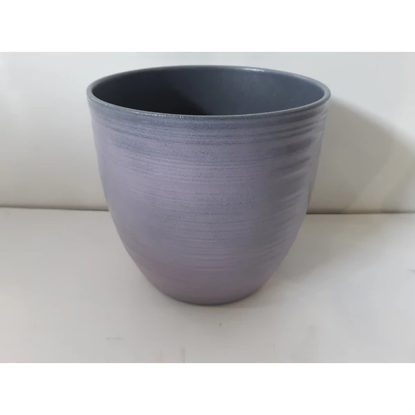 Kerámia Kaspó KERÁMIA BERGAMO LILA 16CM    