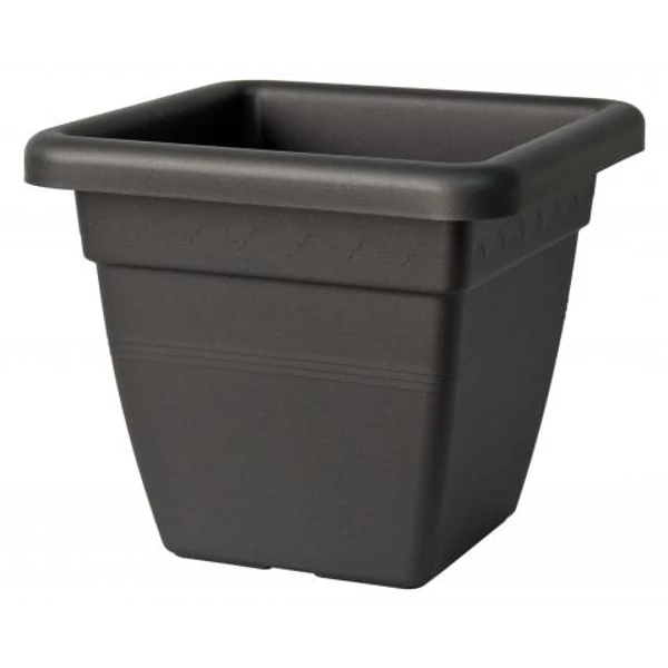 Műanyag cserép MŰANYAG CSERÉP SZÖGLETES KREA 45 CM ANTRACIT 38L 170662