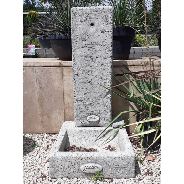 Kő kút BALATON /EGYENES/ 50×44×92 ANTRACIT  