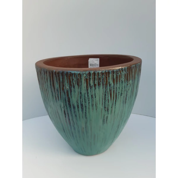 Kültéri kaspó NDT BREMEN JÉG ZÖLD KERÁMIA 32/32 CM 