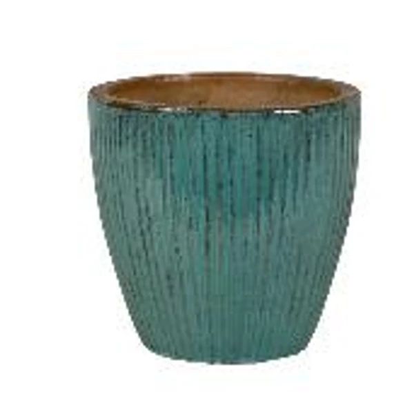 Kültéri kaspó NDT BREMEN JÉGZÖLD KERÁMIA 51/47 CM 