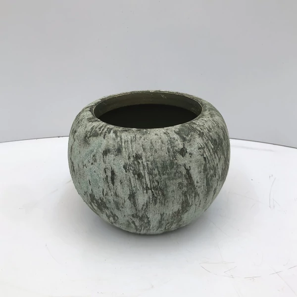 Kerámia kaspó NDT ELVAS ZÖLD 19/13 CM   
