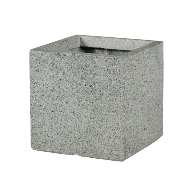 Kerámia kaspó NDT CLEVELAND SZÜRKE KOCKA 44CM   