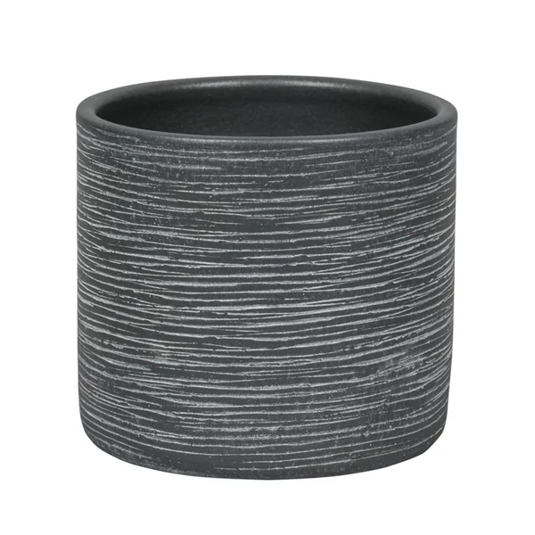 Kerámia kaspó NDT LE HAVRE SZÜRKE 16/14CM   