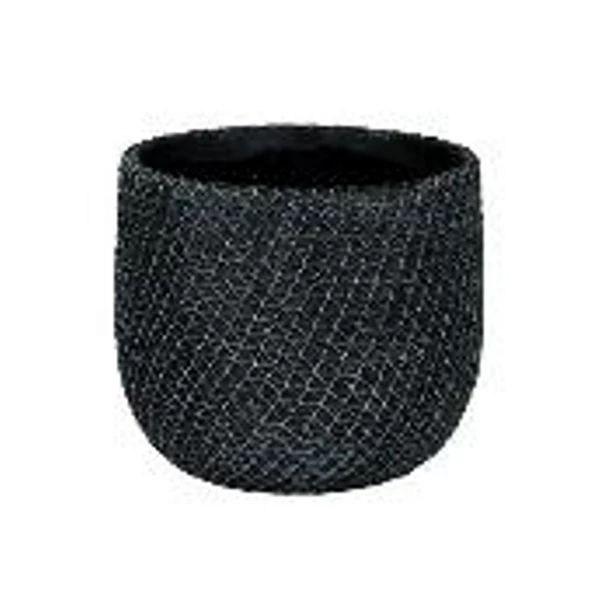 Kaspó NDT VENICE FEKETE 20,5/18CM    