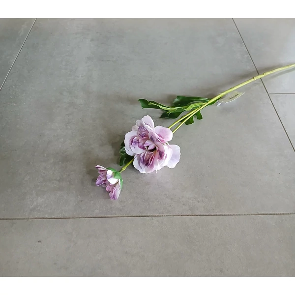 Művirág SELYEMVIRÁG RANUNCULUS LILA 60CM