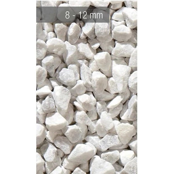 Fehér carrara márvány  8/12 1500KG/BIG-BAG   