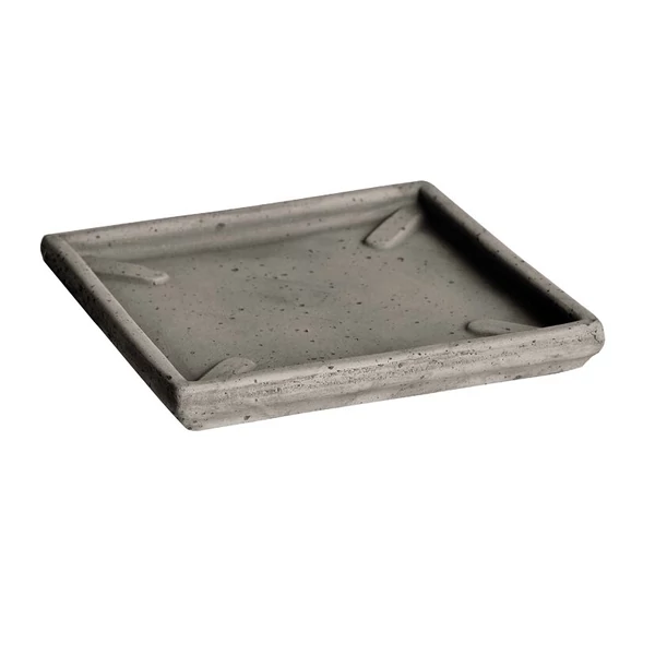 Kerámia bonsai tál alátét VULCAN OKERÁMIA SZÖGLETES BONSAI TÁL ALÁTÉT VULCANO 17×17 SVQ.ET2417 17×17      