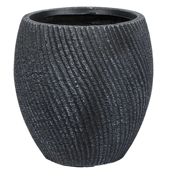 Cement kaspó NDT NEWCASTLE 55G SÖTÉTSZÜRKE KASPÓ 21/21CM