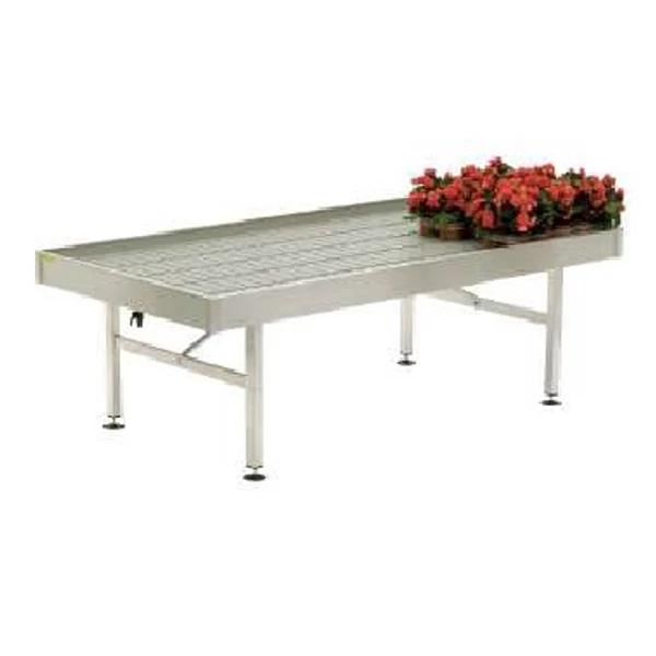 Kertészeti asztal aluminiumASZTAL 1025*2055 FIX 750 mm magas