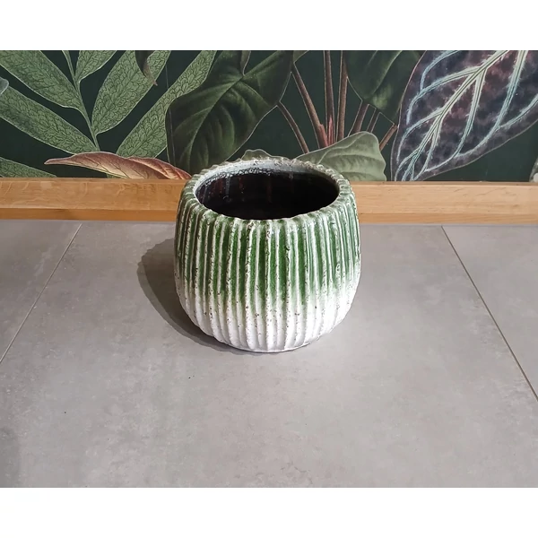 Kaspó PTMD JADYN ZÖLD TERRACOTTA KASPÓ S 719998