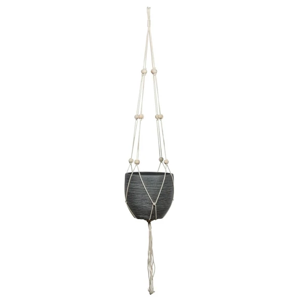 Fonott kaspótartó NDT BAGDAD 1-04W L120CM MAKRAMÉ