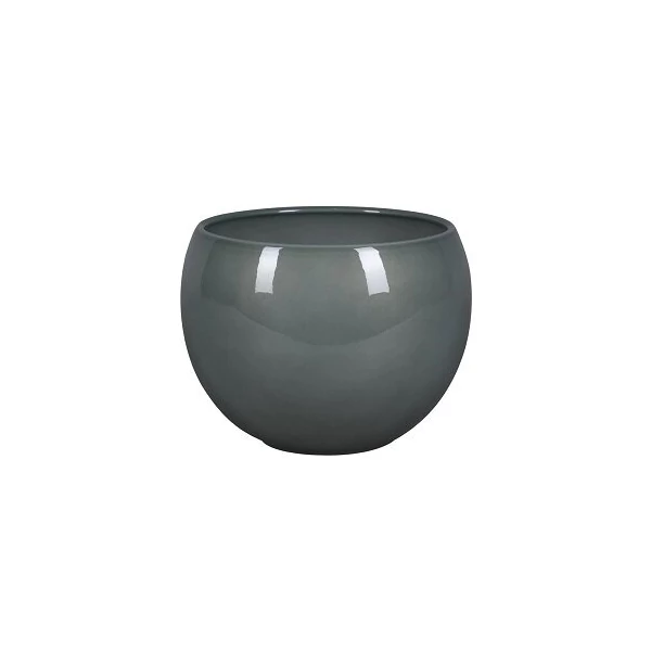 Kerámia kaspó NDT LUNA 17 GA SZÜRKE/ZÖLD KASPÓ 16,8/12,5CM