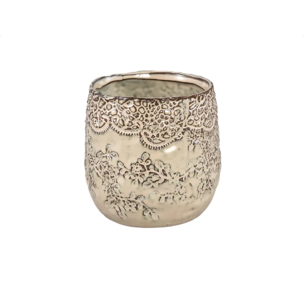 kaspó PTMD LILLY-EVA BEIGE KERÁMIA KASPÓ M 728838