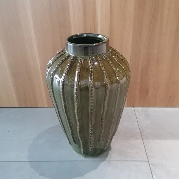 Váza CATHY ZÖLD VÁZA 35×24CM